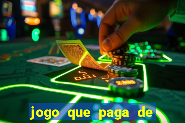 jogo que paga de verdade no pix